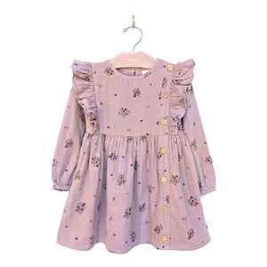 City Mouse Mauve Floral Dress